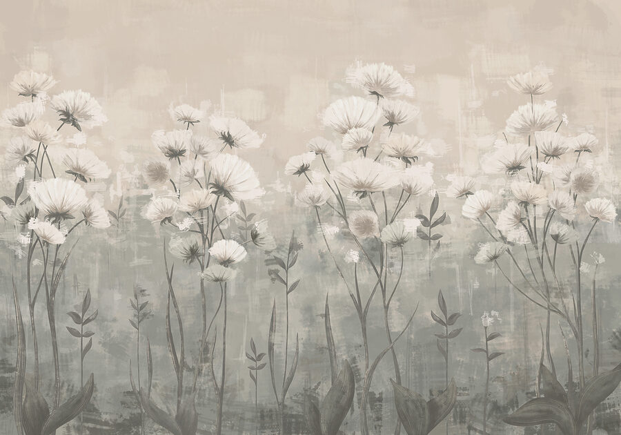 Fleurs délicates dans des tons doux