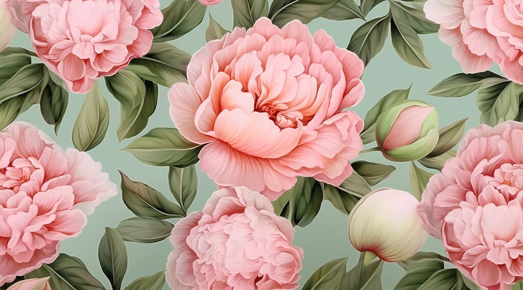 De belles fleurs dans de douces teintes pastel De belles fleurs dans de douces teintes pastel
