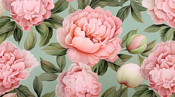 De belles fleurs dans de douces teintes pastel De belles fleurs dans de douces teintes pastel