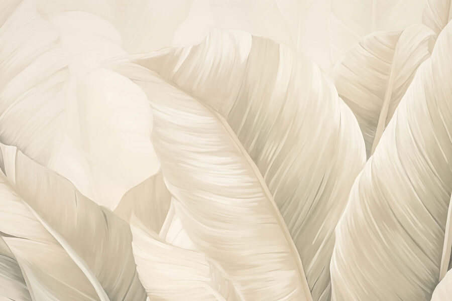 Feuilles douces et texturées dans des teintes douces Feuilles douces et texturées dans des teintes douces