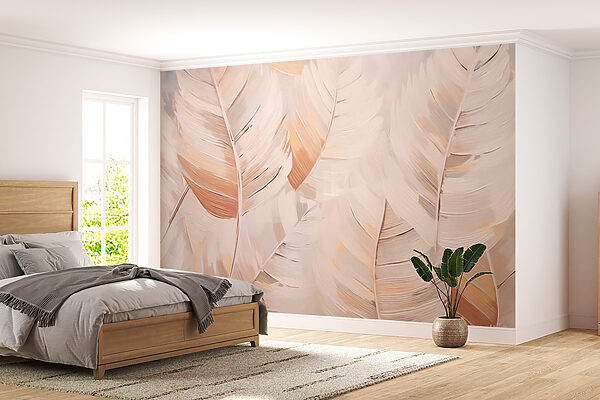 Feuilles douces dans des tons doux Feuilles douces dans des tons doux