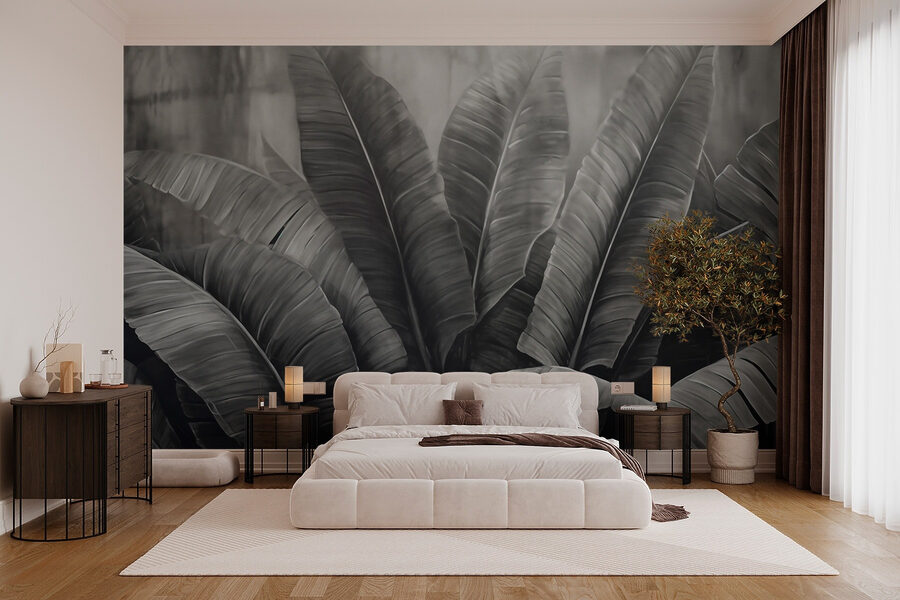 Des couches douces de feuillage vert