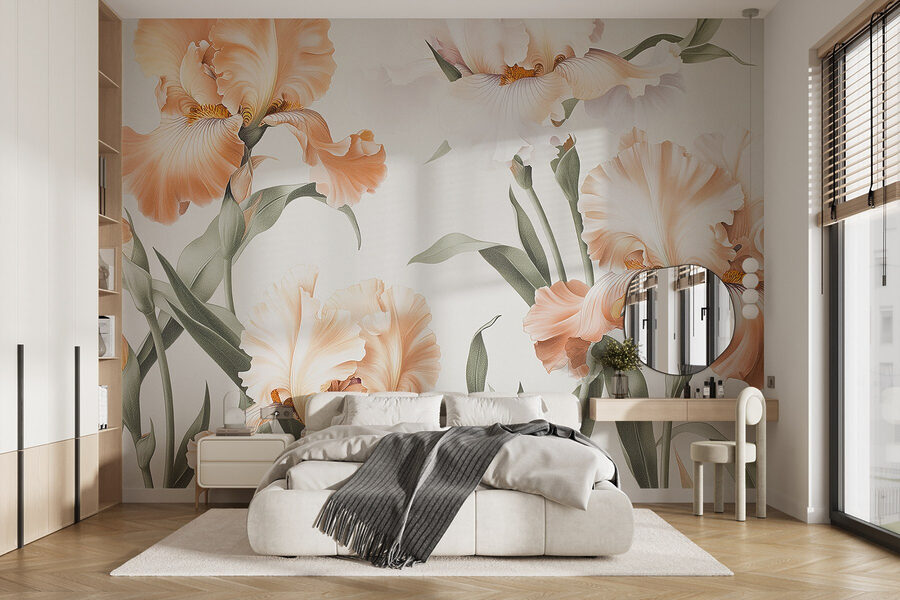 Des fleurs délicates aux teintes douces