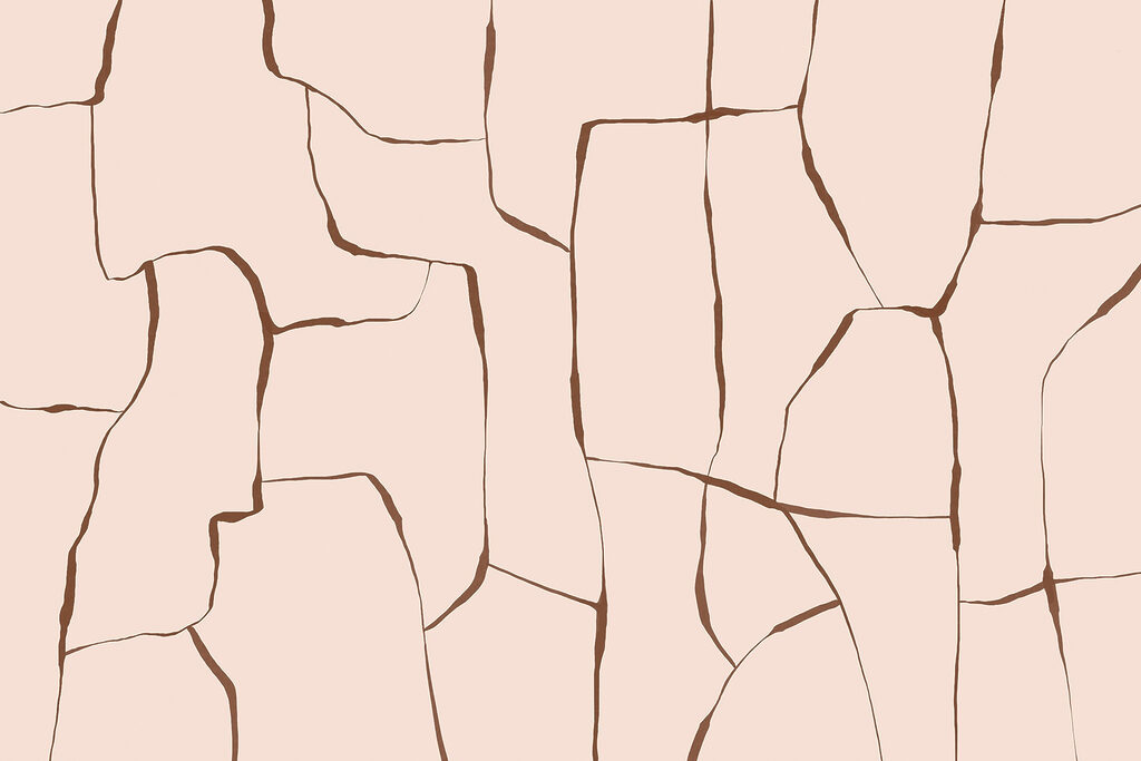 Motif craquelé dans des teintes douces Motif craquelé dans des teintes douces