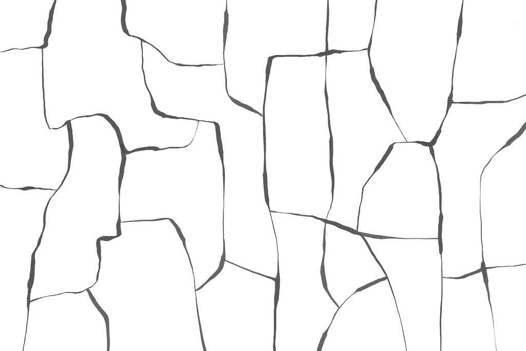 Surface blanche avec lignes noires Surface blanche avec lignes noires