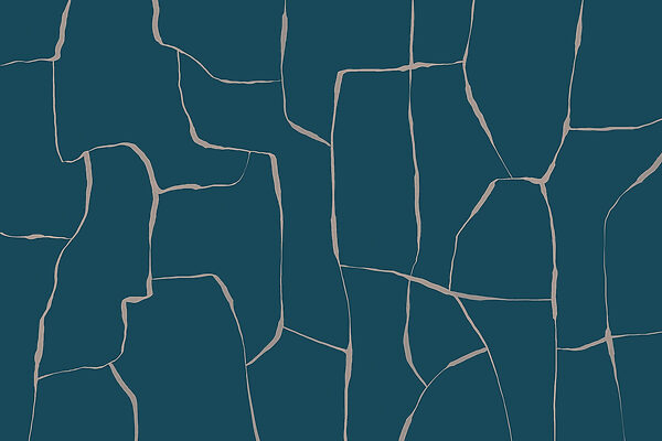 Motif de craquelures bleu et blanc Motif de craquelures bleu et blanc