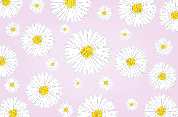 Motif de fleurs blanches et jaunes Motif de fleurs blanches et jaunes