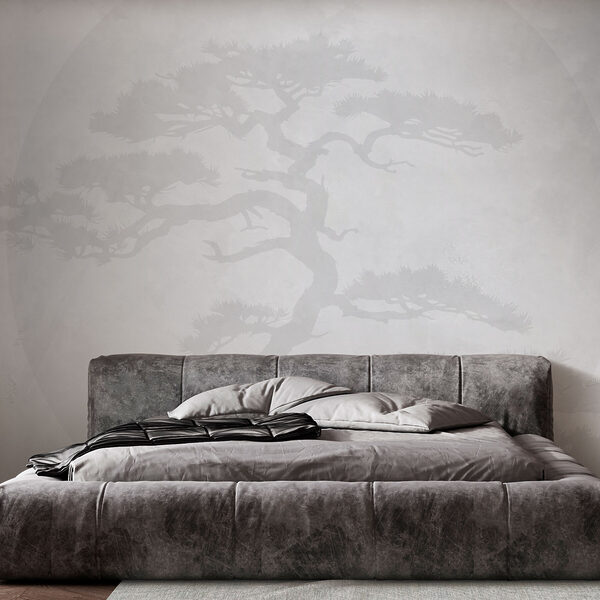 Arbre avec des branches sur fond blanc Arbre avec des branches sur fond blanc