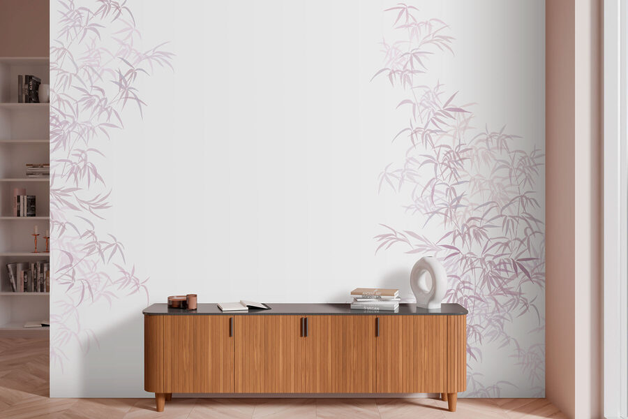 Papier peint Plante avec des feuilles – Image 2