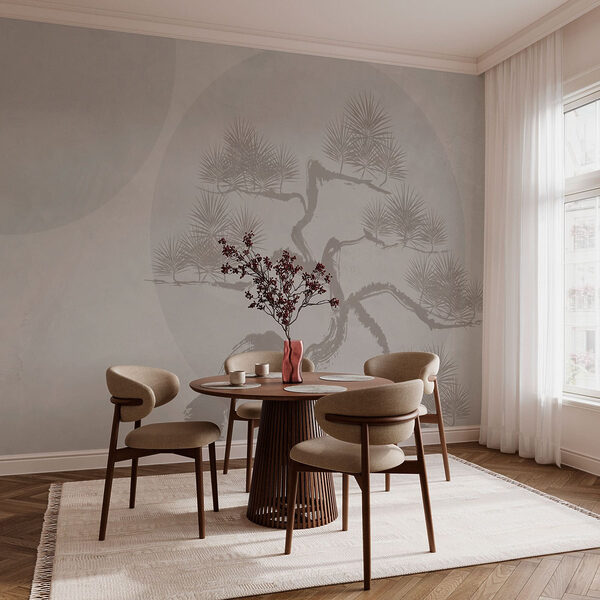 Arbre avec des branches et des feuilles dessinées Arbre avec des branches et des feuilles dessinées