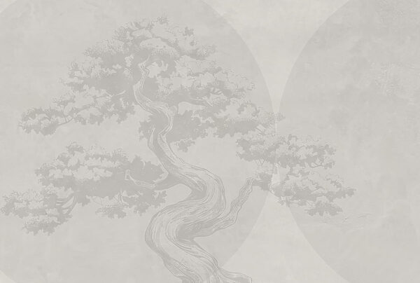 Arbre au tronc incurvé et au tronc incurvé Arbre au tronc incurvé et au tronc incurvé