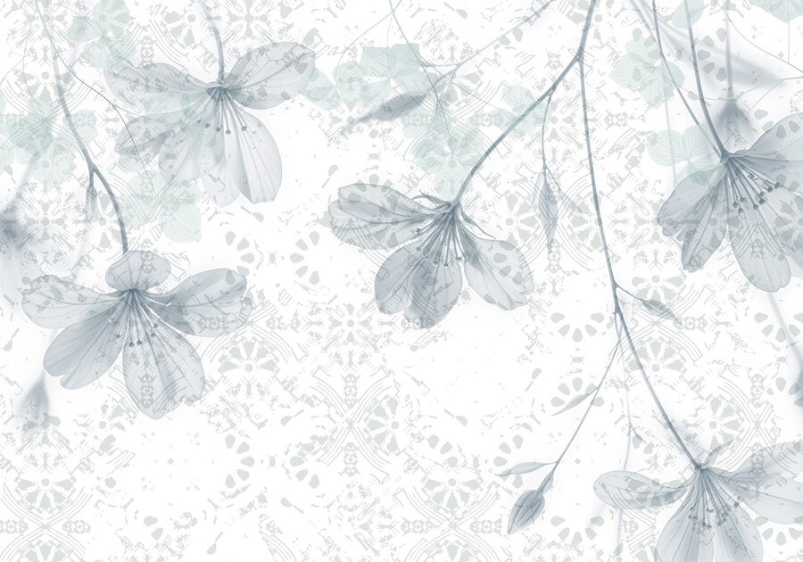 Fleurs délicates sur un fond doux