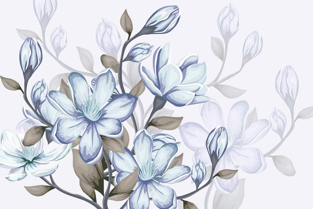 Fleurs délicates dans des teintes douces Fleurs délicates dans des teintes douces
