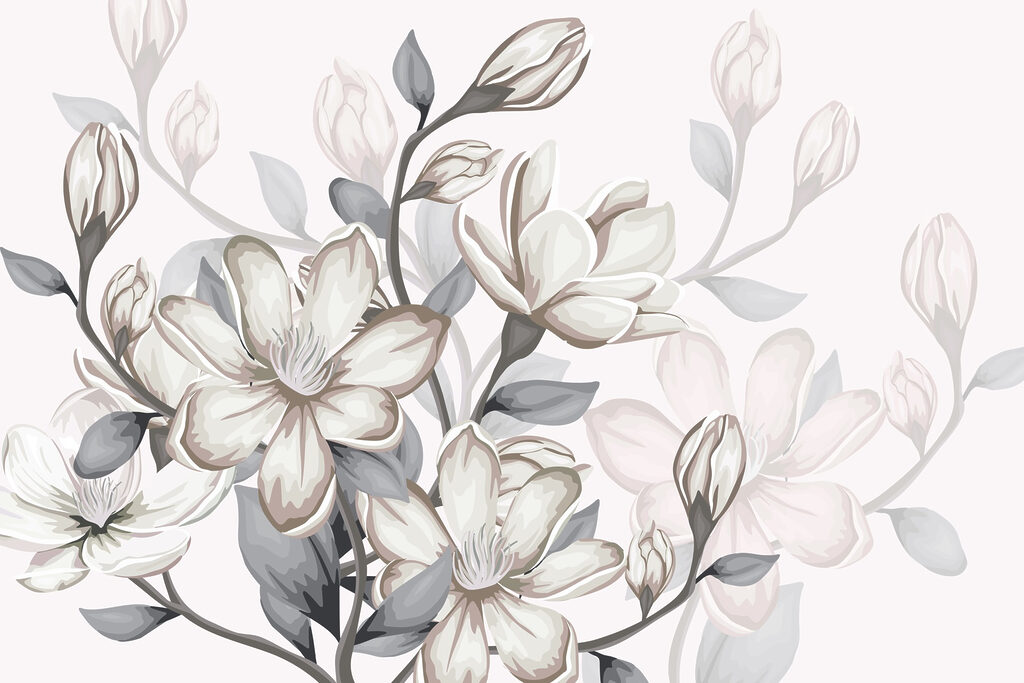 Fleurs délicates dans des teintes douces. Fleurs délicates dans des teintes douces.
