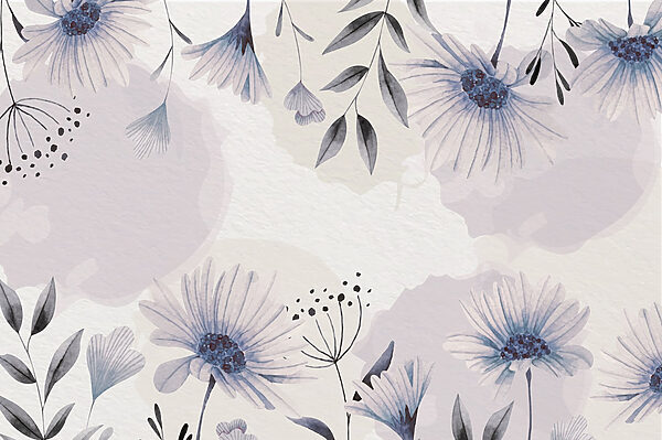 Délicate aquarelle florale Délicate aquarelle florale
