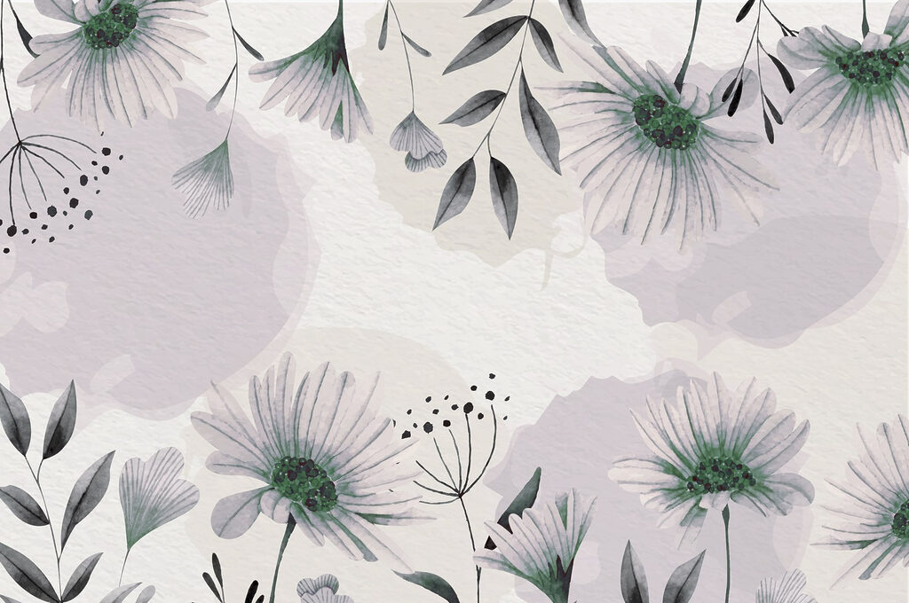 Motif floral aquarelle délicat Motif floral aquarelle délicat