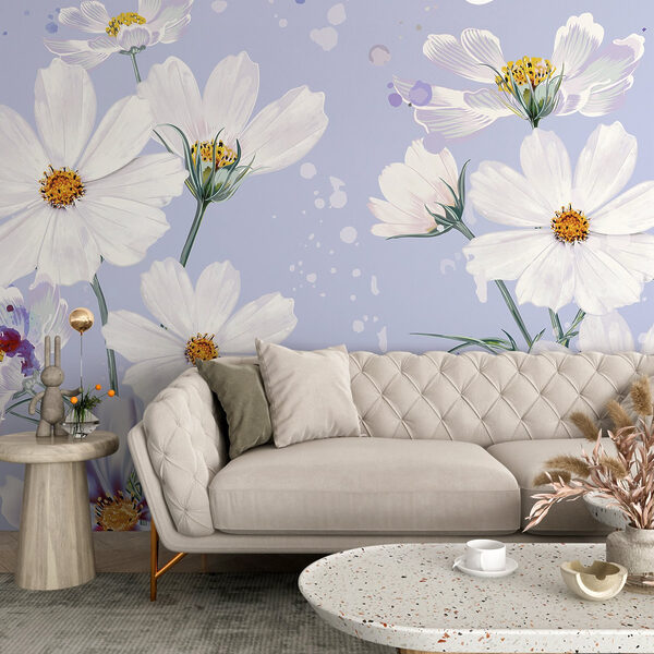 Groupe de fleurs blanches Groupe de fleurs blanches