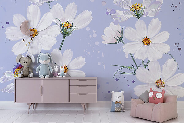 Groupe de fleurs blanches Groupe de fleurs blanches