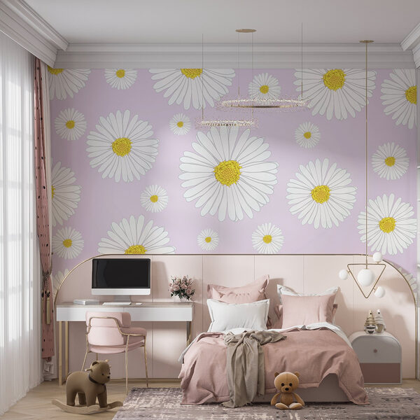Motif de fleurs blanches et jaunes Motif de fleurs blanches et jaunes