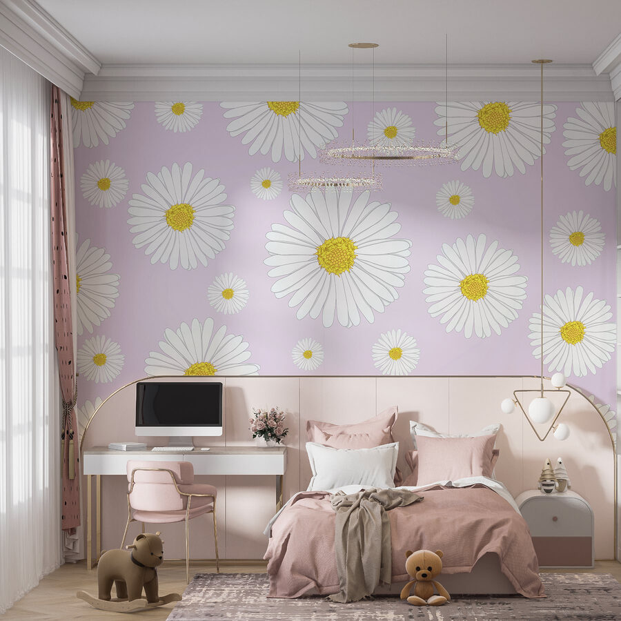 Motif de fleurs blanches et jaunes Motif de fleurs blanches et jaunes