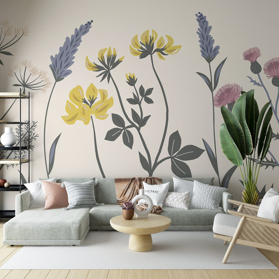 Beau bouquet de couleurs douces