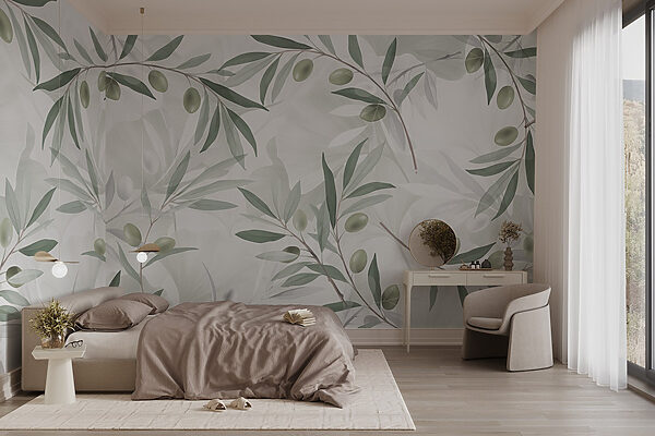 De la verdure délicate sur une toile de fond douce De la verdure délicate sur une toile de fond douce