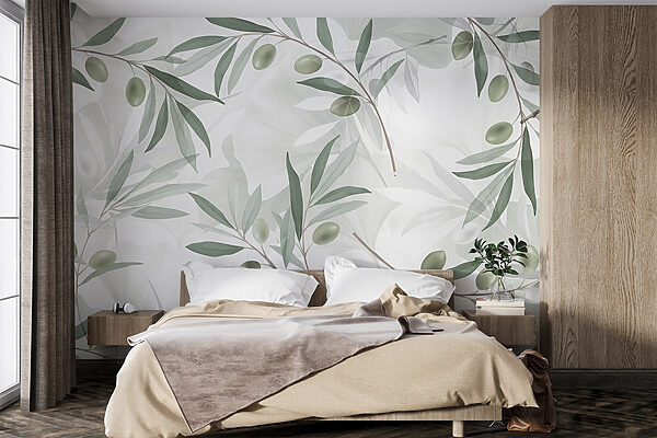 De la verdure délicate sur une toile de fond douce De la verdure délicate sur une toile de fond douce