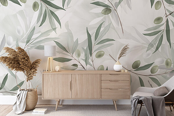 De la verdure délicate sur une toile de fond douce De la verdure délicate sur une toile de fond douce