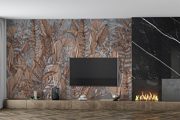 Motifs naturels dans les tons de terre. Motifs naturels dans les tons de terre.