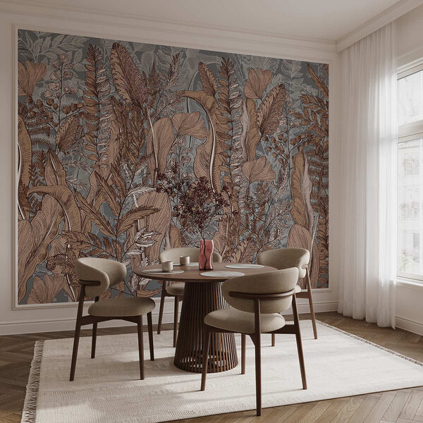 Motifs naturels dans les tons de terre. Motifs naturels dans les tons de terre.