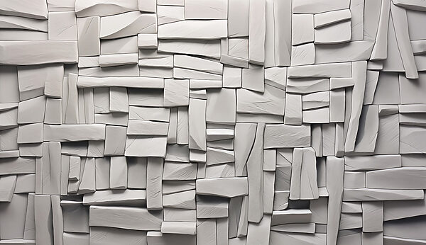 Mur blanc avec des rectangles w02626p 600x346 - Mur blanc avec des rectangles