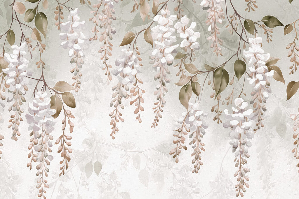 Delicate floral arrangement in soft hues