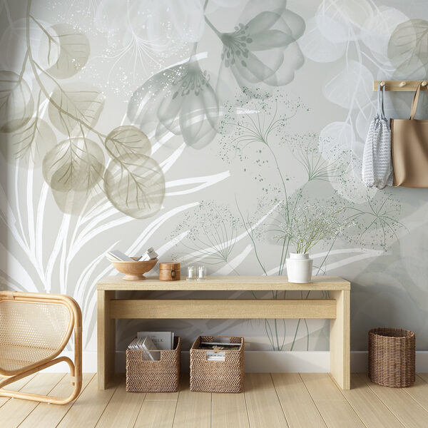 Serene botanical whispers in soft hues Serene botanical whispers in soft hues