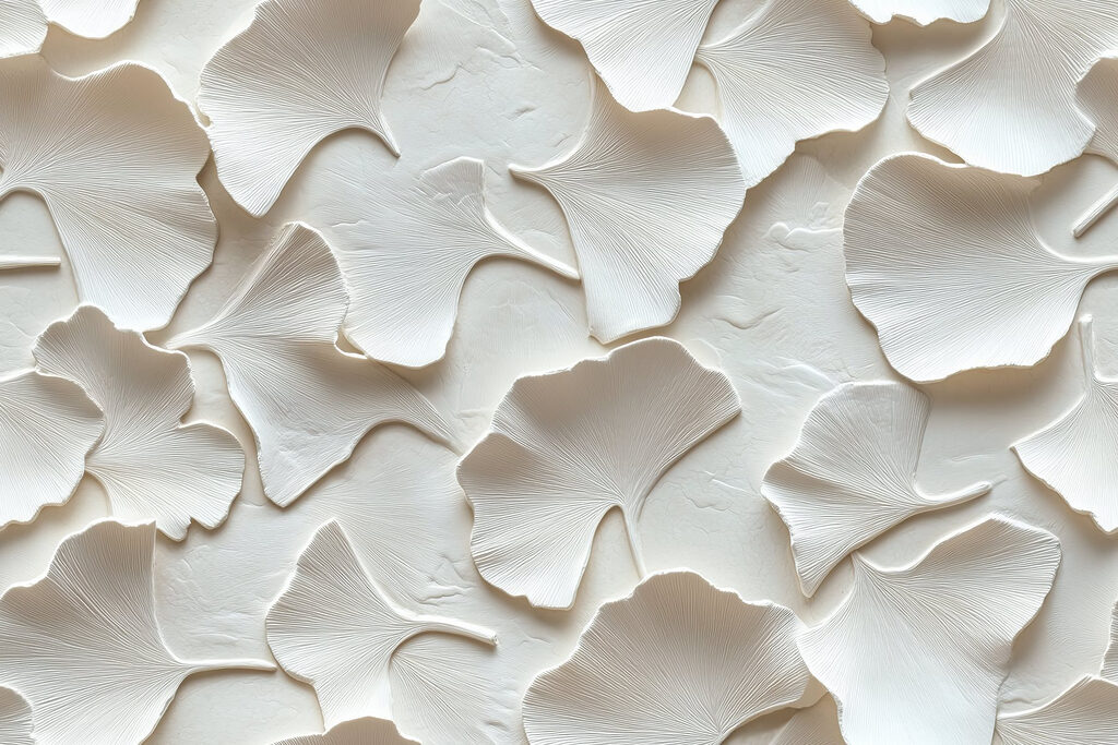 Groupe de feuilles blanches Groupe de feuilles blanches