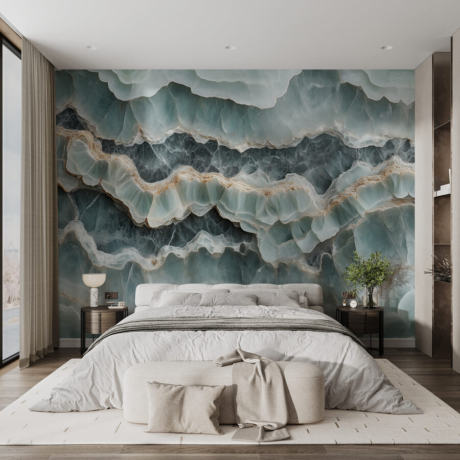 Couches sereines de pierre naturelle
