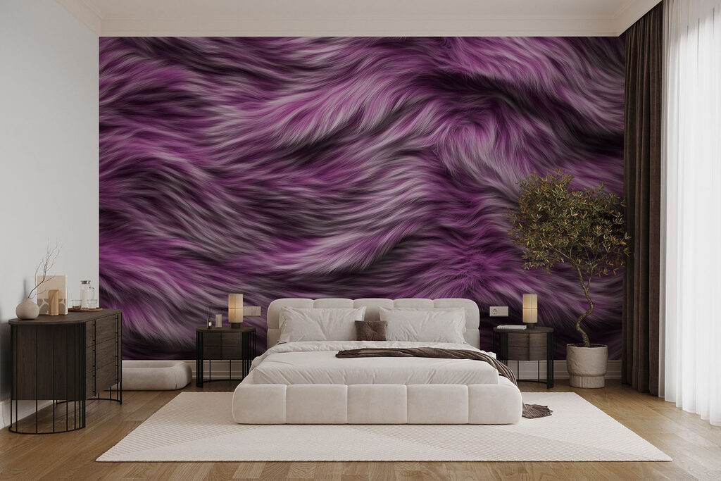 Vibrant waves of textured colors
