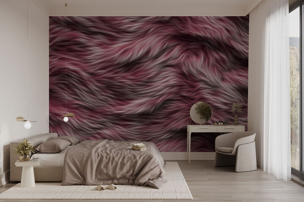 Waves of soft, colorful texture