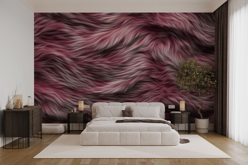 Waves of soft, colorful texture