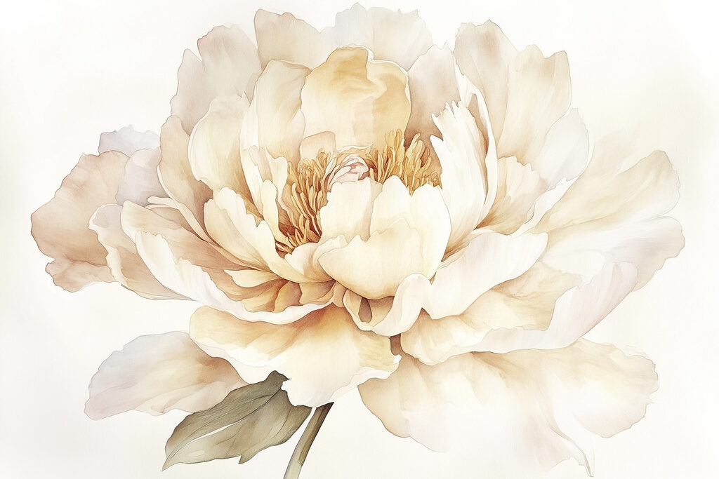 Delicate petals in soft hues