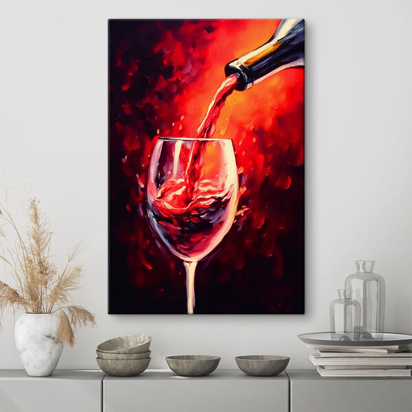 Wine pouring into a glass Wine pouring into a glass
