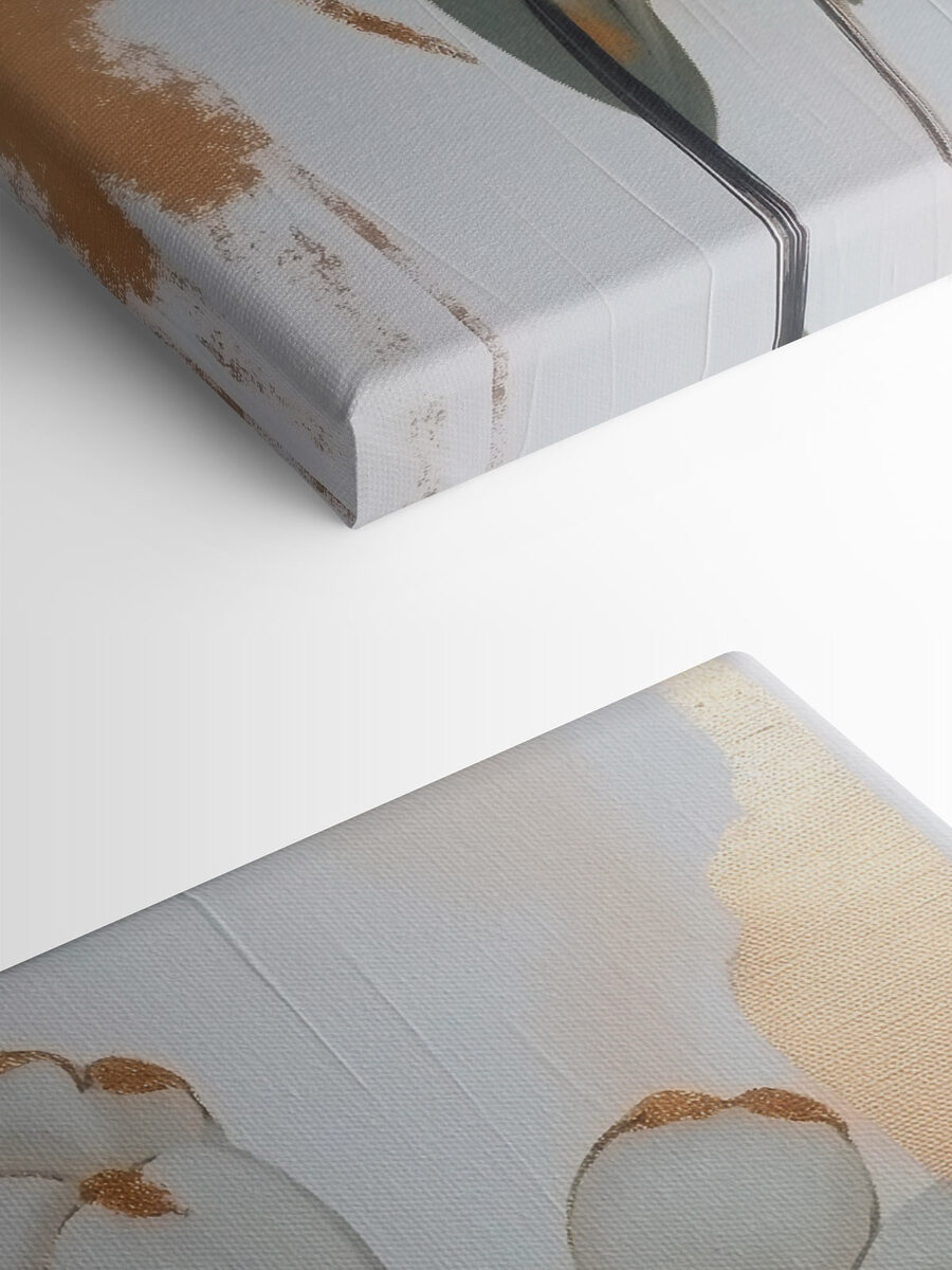 Peinture de fleurs sur une surface blanche Peinture de fleurs sur une surface blanche