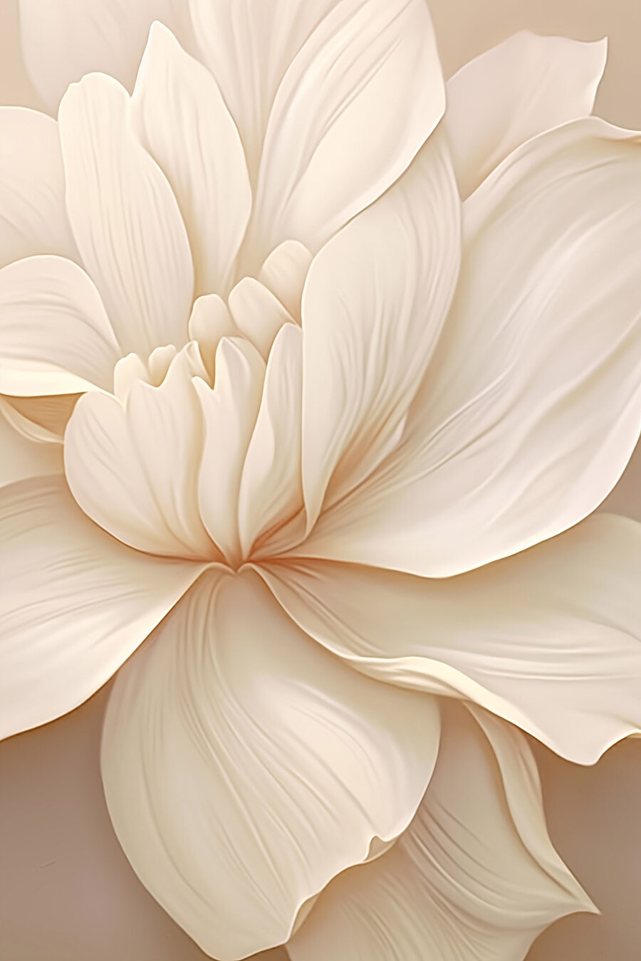Fleur délicate dans des tons doux