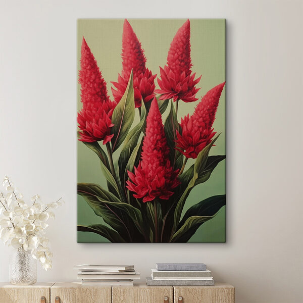 Peinture de fleurs rouges Peinture de fleurs rouges