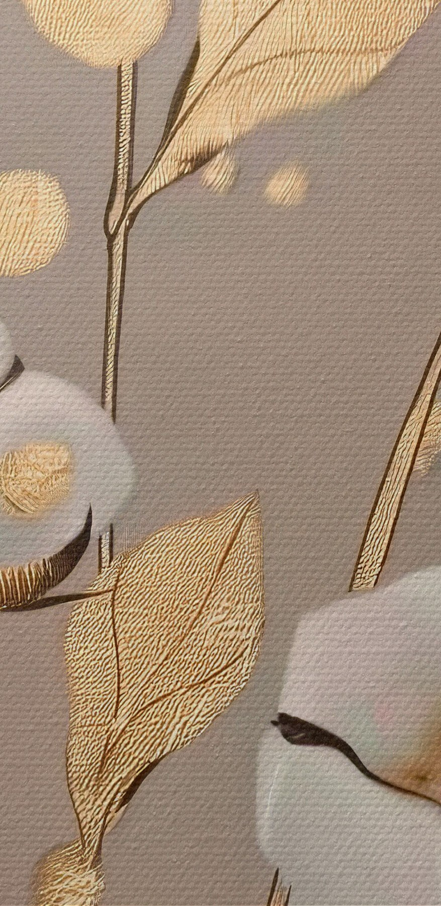 Peinture de fleurs et de feuilles Peinture de fleurs et de feuilles