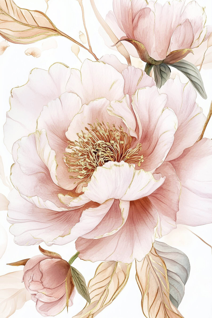 Delicate petals in soft hues Delicate petals in soft hues