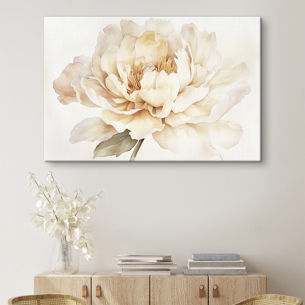 Delicate petals in soft hues