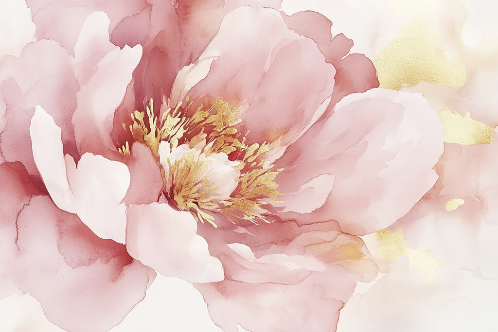 Delicate petals in soft hues