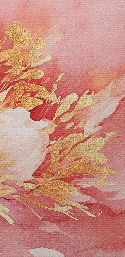 Delicate petals in soft hues