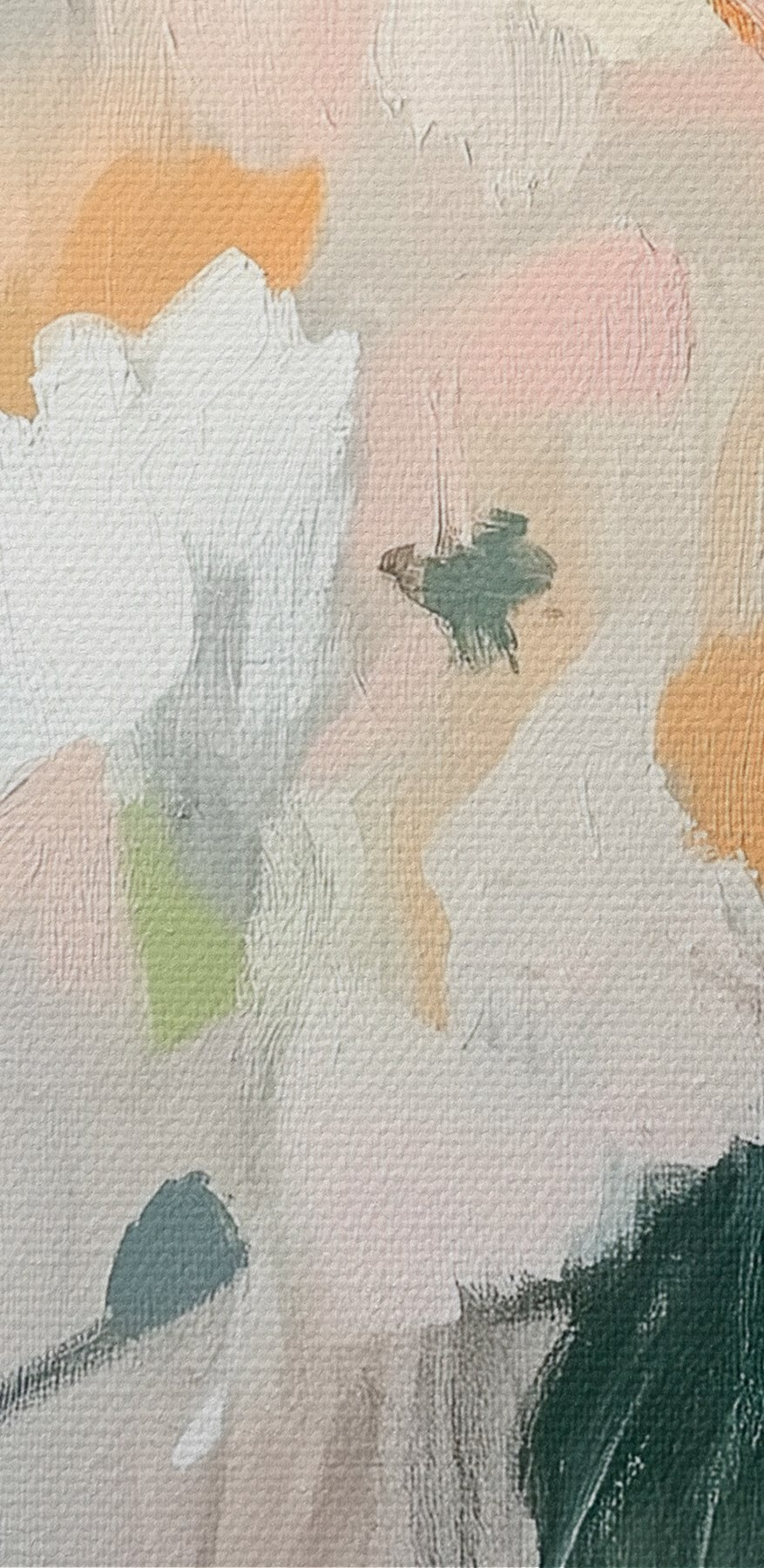 Peinture de fleurs sur un mur
