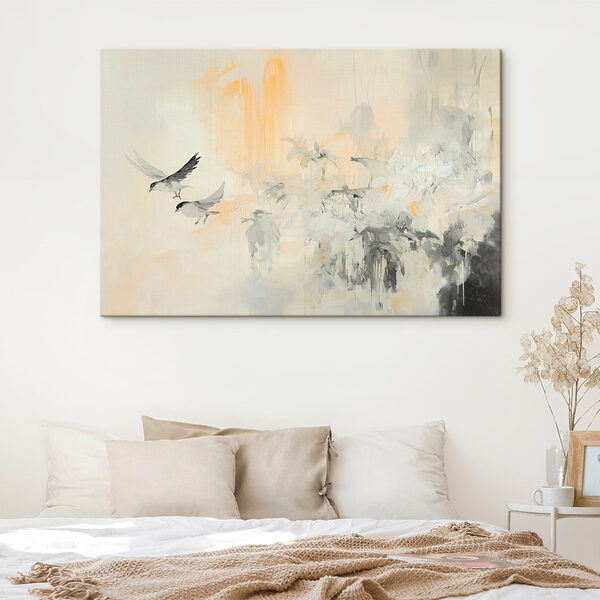 Peinture d'oiseaux volant dans les airs Peinture d'oiseaux volant dans les airs